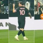 Fuertes gestos de Messi a la afición del América tras gol